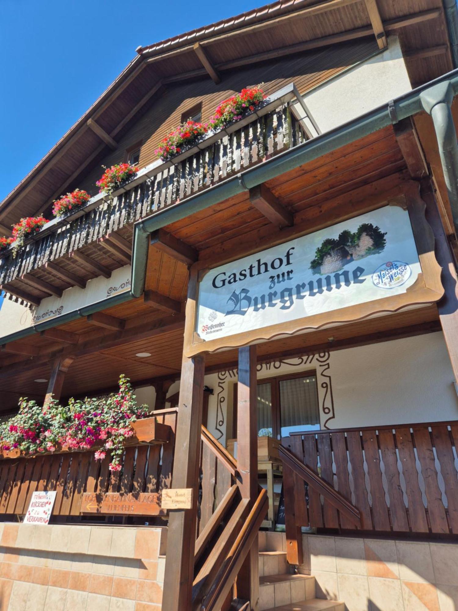 Gasthof Zur Burgruine Поттенштайн Экстерьер фото